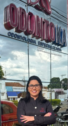 Dra. Kamila A. Cunha, responsável técnica da Odonto KA
